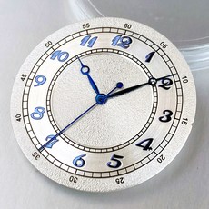 TANDORIO 새로운 레트로 화이트 핑크 매트 시계 남자 무브먼트 아랍어 다이얼 페이스, For ETA2824 PT5000, White Dial Set