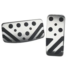 자동차 클러치 브레이크 가속 페달 발 받침 페달 커버 Mitsubishi ASX LANCER EX Outlander 자동차 스타일, WHITE, 02 WHITE, 1개