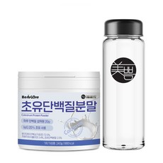 미쁨생활건강 허브코어 초유 단백질 분말 240g + 트라이탄 보틀, 240g x 1개 + 보틀 1개, 1개