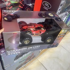 유원 RC 세트 무선조종 탱크 배틀 허리케인 프라모델 리모컨, 공식 표준, 6065  오프로드 RC카-레드, 1개