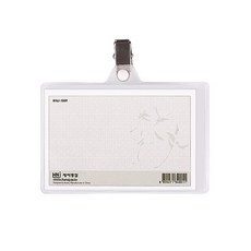 HJ 하나제이 집게명찰 가로 107X73mm집게있음, 1개