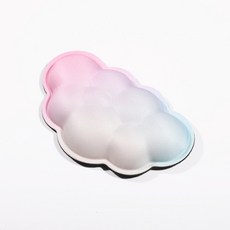 护腕鼠标垫加厚防滑柔软渐变色立体电竞游戏键盘垫桌面小手托批发, 1個, 1:如圖所示