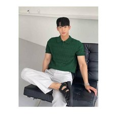POLO衫男裝上衣T恤短袖涼感衣高爾夫球衫針織polo衫短袖高級感衣服夏季有領透氣休閒青年上衣運動上衣POLO短袖吸濕排汗都會商務休閒衫