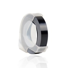 [호환] 1pcs 6MM 9MM 12MM Dymo 3D 플라스틱 엠보싱 테이프 라벨 메이커 PVC DYMO 1610 12965 1880 1540 Motex E101, 2.Black 색상 - 9mm