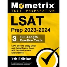 (영문도서) LSAT Prep 2023-2024 - 3 Full-Length Practice Tests LSAT Secrets Study Guide and Exam Review ... Paperback, Mometrix Media LLC, English, 9781516722495