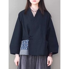 퓨전 여성한복 상의 아름다운 생활한복 법복 재킷 개량