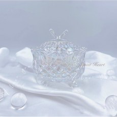 Sweet Heart 水晶淨化消磁碗 蝴蝶款 炫彩腳座設計, 1個, 炫彩色蝴蝶款,贈 白水晶200克, 白