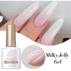 BORN PRETTY 본프리티 밀크 화이트 시럽젤 젤네일, 1개, 10ml