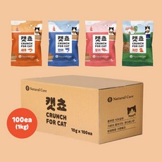 네츄럴코어 캣쵸 고양이간식 대용량, 1개, 1kg, 4종 혼합 1개, 1kg, 4종 혼합
