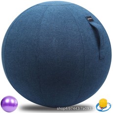 짐볼 의자 짐볼체어 필라테스볼 코어운동 스트레칭, 진블루