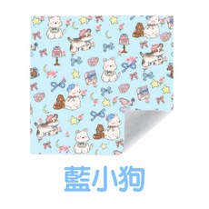 寵物包貓神器布 - 塗鴉圖案 (35cm/55cm/70cm/90cm), 藍色小狗 - 70*70 cm, 1個