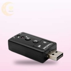 USB 오디오 컨버터 7.1채널 간이 사운드카드 아답터, 1개, 상세페이지 참조