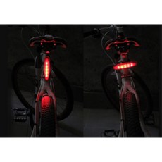 자전거 싸이클 라이트 안전등 후미등 불x2개 자전거라이트 악세사리, 5열20118자전거후미등