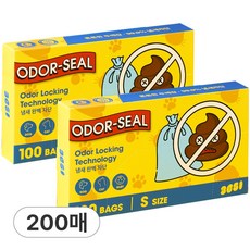 3651 오더씰 냄새차단 배변봉투 기저귀봉투, 3L, 200개