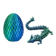 관절이 움직이는 3D프린팅 용+알, 1개, 푸른 색, 30cm
