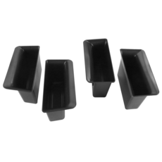 RUIYA 폭스바겐 골프 8세대 도어포켓 수납포켓 세트 2022 2023 2024 2025 2026, 블랙, 4개