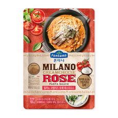 폰타나 밀라노 크림치즈 로제 파스타 소스, 150g, 1개