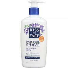 KISS 키스 My FACE 페이스 모이스처라이징 쉐이브 젤 (라벤더 & 시어) (11온스) 326ml, KISS 키스 My FACE 페이스 모이스처라이징 쉐이, 1, 325ml
