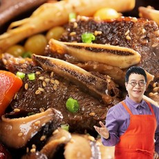 [명절인기특가]김하진 궁중 표고버섯 찜갈비 500g x 6팩(총 3kg), 3kg, 1박스