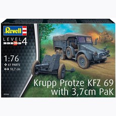 BV3344 1대76 Krupp Protze Kfz 69 with 3.7cm Pak, 1개