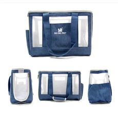 니즈플리 4면 메쉬 애견이동가방 고양이이동가방 반려동물이동가방 고양이이동장 애견이동장, 체리콕색 S