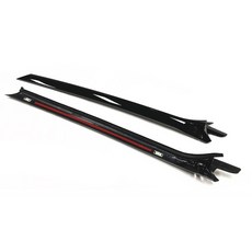 Land Rover Range Sport 2014-2020 LR076514/LR076515 앞 창 블랙 윈드 A 필러 트림 커버 그늘 씰 스트립, 01 Black
