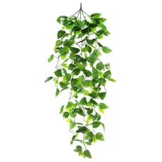 인조식물 77-105cm 덩굴 아이비 가지 벽걸이 시뮬레이션 라탄, 90CM, 1개