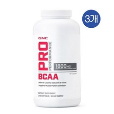 GNC 프로 퍼포먼스 BCAA 1800mg, 3개, 240정
