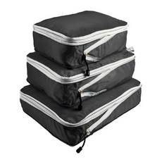 旅行衣物壓縮包三入組，行李收納好幫手，節省空間，輕鬆出行, 1套, 3個裝