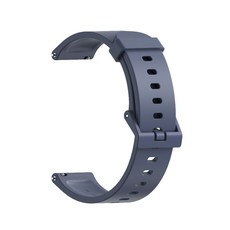 브롬핏 어메이즈핏 빕 GTS 액티브 갤럭시워치 표준 20mm 컬러 스트랩 시계줄, 1개, 미드나잇블루