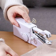 재봉틀 바지 수선 미싱 핸디 미니 재봉기 의류 수선기 가정용, 상세페이지 참조, 핸드미싱기