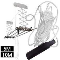 본라이프 베란다 빨래건조대용 빨래줄 천정건조대줄 교체용끈 빨래건조대줄 베란다 빨래줄 건조줄 밧줄 노끈 캠핑 다용도로프 다용도줄, 1개, 화이트10M