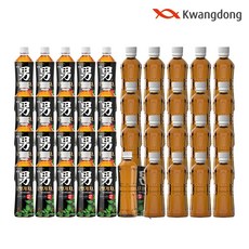[광동직영] 광동 진한 헛개차 500ml + 진한 헛개차 무라벨 500ml, 40개