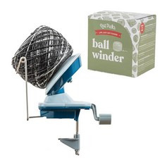 Knit Picks 뜨개질 및 코바늘 뜨개질용 실 볼 와인더 (레드), 블루