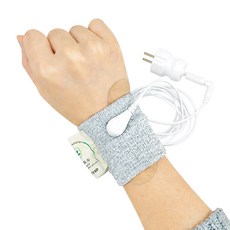 어싱 손목 밴드 아대 실내 접지(수도관 접지 콘센트 가능 접지선), 어싱 손목밴드 세트 기본(콘센트형), 1개