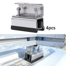 밴루프 랙 브래킷 녹슬지 않는 견고한 마운트 키트를 직접 교체, 04 Single Hole 4pcs Set