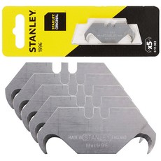 스탠리공식대리점 0-11-983 다용도 후크날 컷터 칼날 유틸리티 커터칼날, 1개