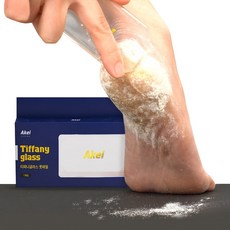 아케이 리빙 티파니글라스 각질제거 풋파일, 1개입, 1개