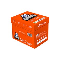 미스터카피 MR copy 무림제지 A4 80g 1BOX 2500매, 단품