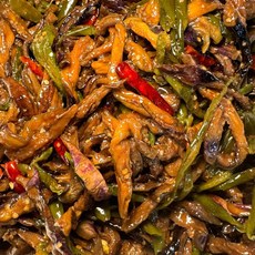 국내산 건가지볶음 400g 가지말랭이볶음 수제반찬 주문후제작, 1개