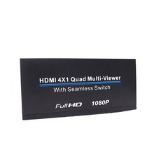 HDMI 4X1 四分割切換器 支援無縫切換 Full HD 1080P, 1個, 40-223
