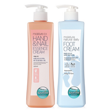 바세린 핸드크림 500ml+풋크림 500ml (행사) 고보습 대용량, 1개, 500ml, 1