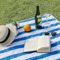 온다온 피크닉매트 푹신한 방수 돗자리 캠핑, 스트라이프