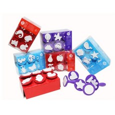 0세반 체험놀이 미술교구 잡기편한 손잡이 다양 모양스템프 예술영역교구