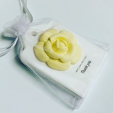 호두마루샵 돌답례품 웨딩답례품 개업선물 차량용방향제 동백꽃타블렛석고방향제 석고방향제/오퓨저, 일반)다우니