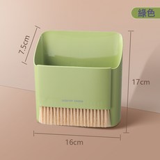DFMEI 新款家用小掃把簸箕套裝桌面迷你刷子垃圾桶書桌臥室垃圾鏟子, 1個, 綠色:如圖