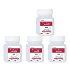 용존 산소 측정기용 제로 산소 보정 용액 50ml 제로 산소 DO 표준 용액 4병 모든 브랜드의 용존 산소 검사기에 적용 가능