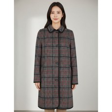 [올포유] [FW] 여성 체크 본딩 코트 ALCTKA151-190