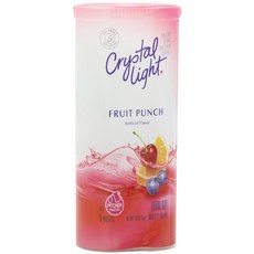 크리스탈 라이트 후르츠 펀치 음료 믹스 (24개 피처 패킷 4개 캐니스터에 6개씩) 크리스탈 라이트 후르츠 펀치 음료 믹스 (24개 피처 패킷 4개 캐니스터에 6개씩), 1개