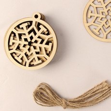 나무모양 원형 걸이 눈결정 +마끈 목걸이 귀걸이 진주귀걸이 금목걸이 벽걸이에어컨, 10개(낱개수량확인)